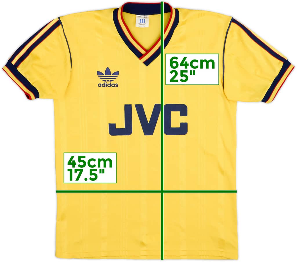 1986-88 Arsenal Away Shirt - 9/10 - (S)