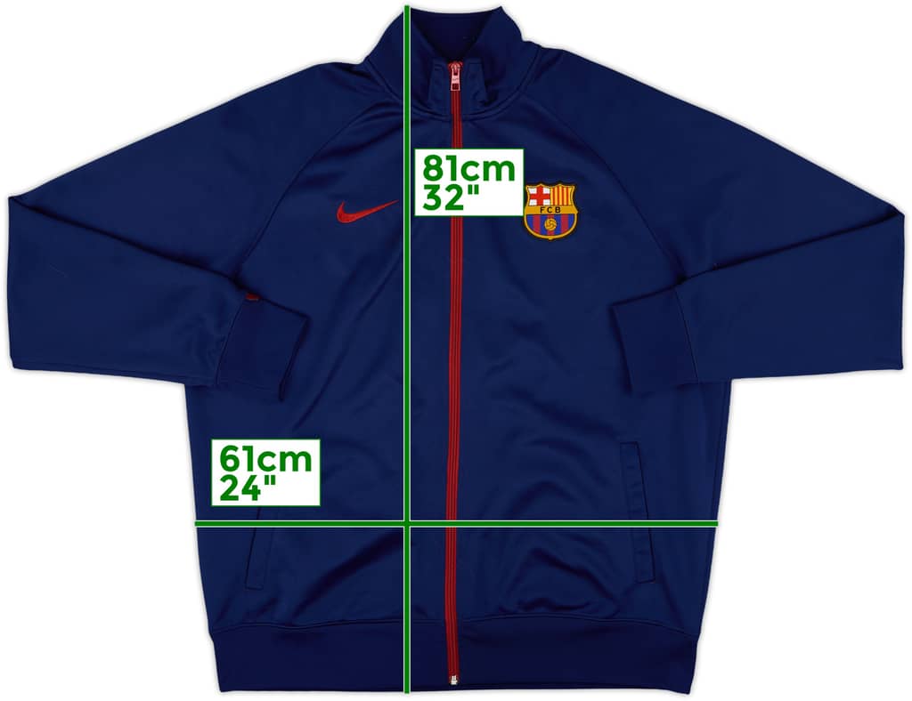 2015-16 Barcelona Nike Track Jacket - 10/10 - (XL)