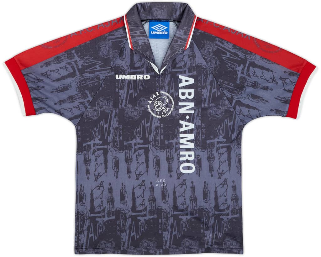 1996-97 Ajax Away Shirt - 9/10 - (L.Boys)