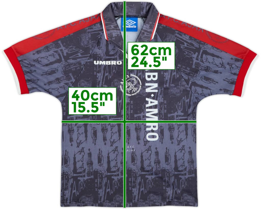 1996-97 Ajax Away Shirt - 9/10 - (L.Boys)