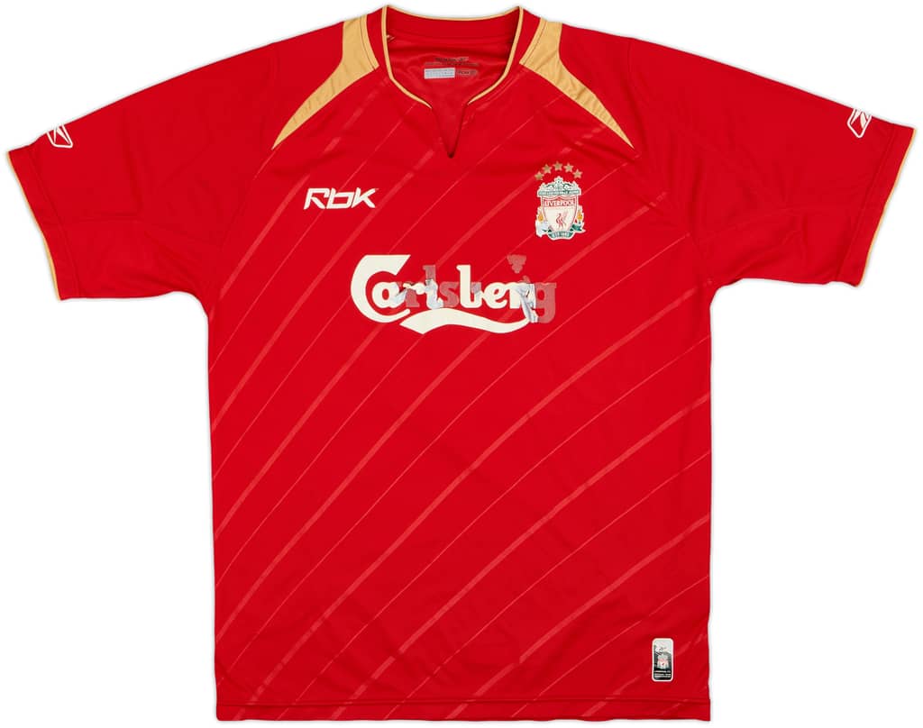 2005-06 Liverpool CL Home Shirt - 4/10 - (M)