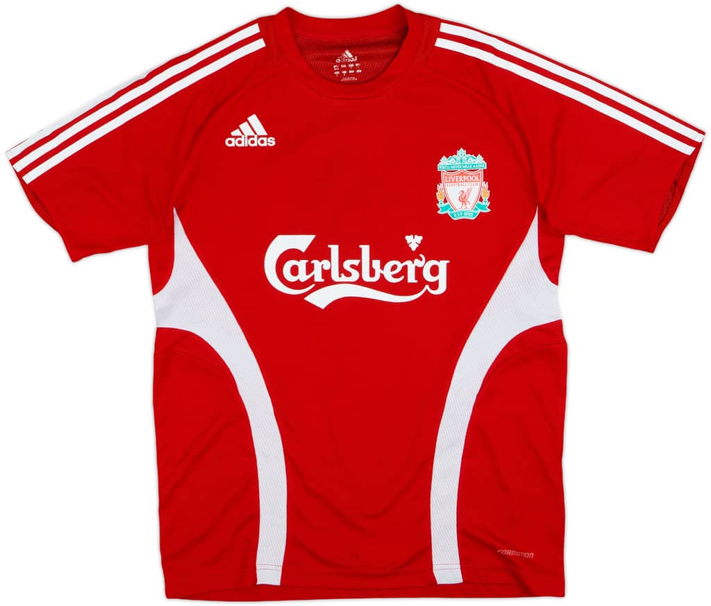 2008-09 Liverpool adidas Formotion Training Shirt - 8/10 - (M)