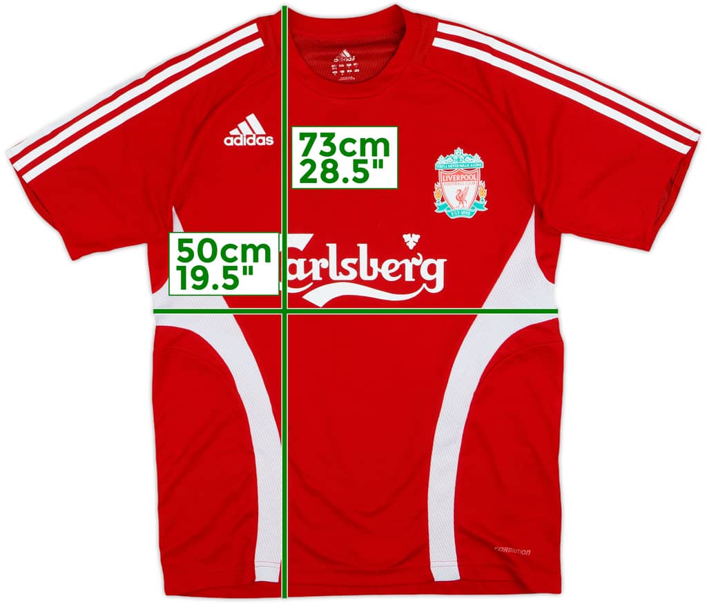 2008-09 Liverpool adidas Formotion Training Shirt - 8/10 - (M)