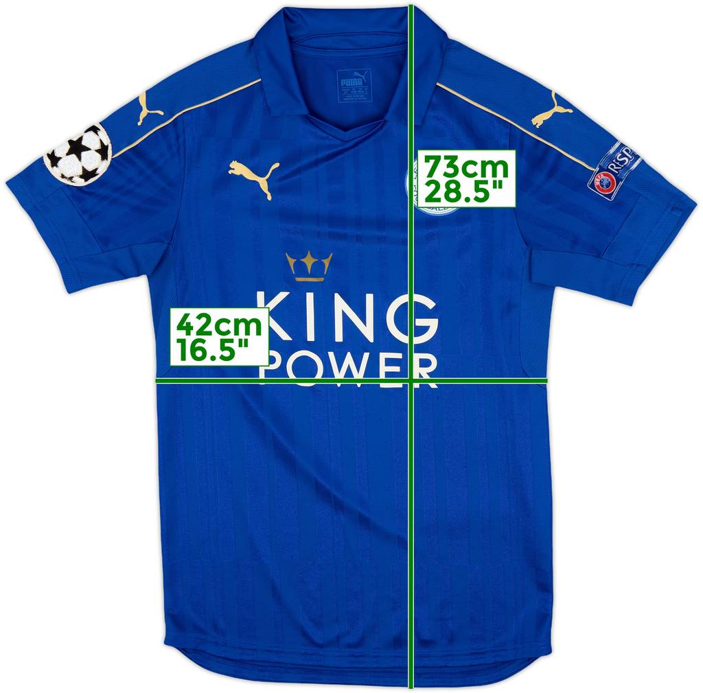 2016-17 Leicester Home Shirt - 7/10 - (S)