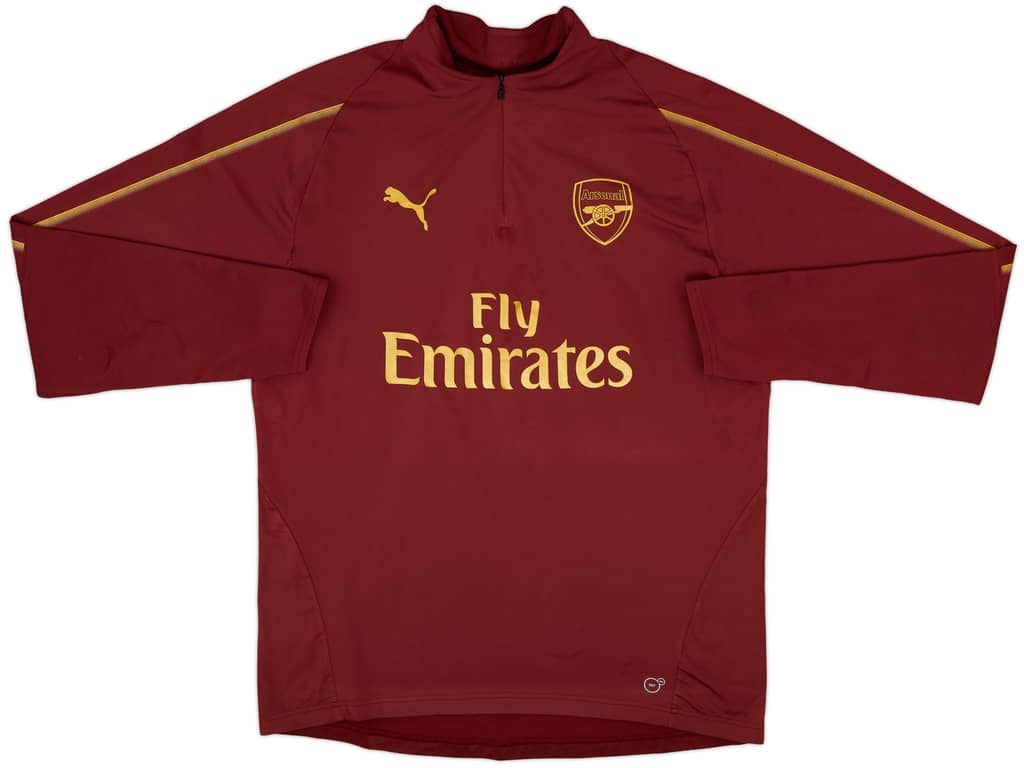 2018-19 Arsenal Puma 1/4 Zip Training Top - 6/10 - (L)