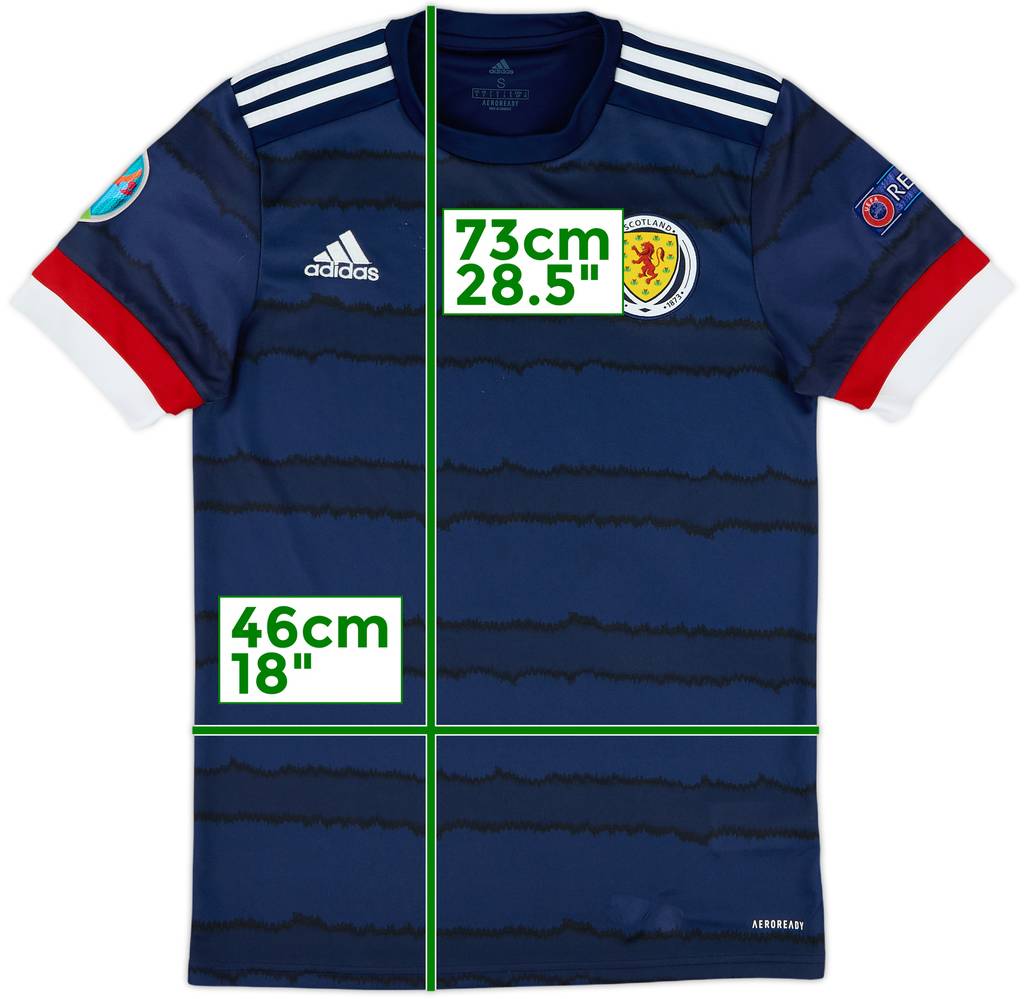 2020-22 Scotland Home Shirt - 8/10 - (S)