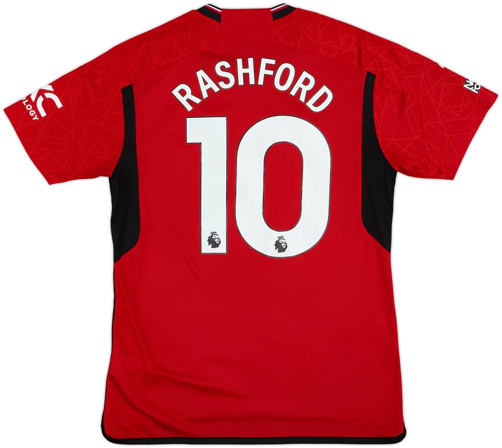 2023-24 Manchester United Home Shirt Rashford #10 - 9/10 - (L)