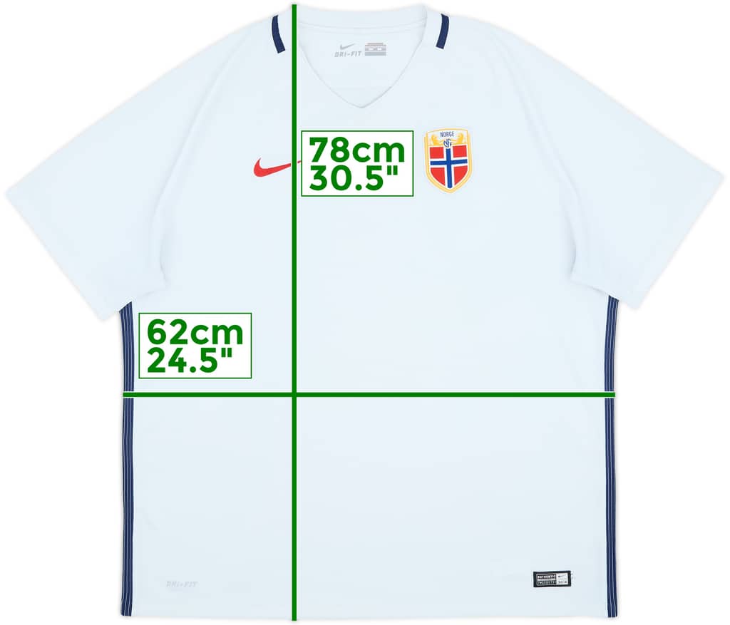 2016-18 Norway Away Shirt - 8/10 - (XXL)