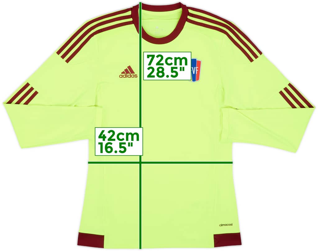 2015-16 Venezuela Away L/S Shirt - 8/10 - (S)