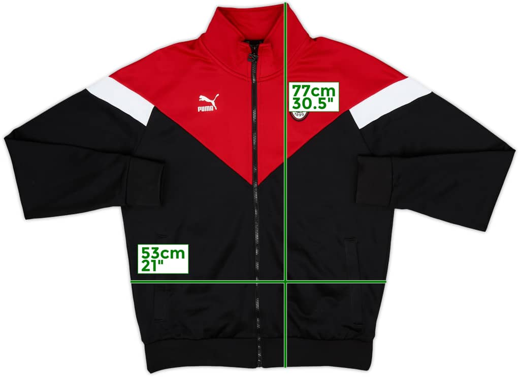 2019-20 AC Milan Puma Pre-Match Track Jacket - 10/10 - (L)