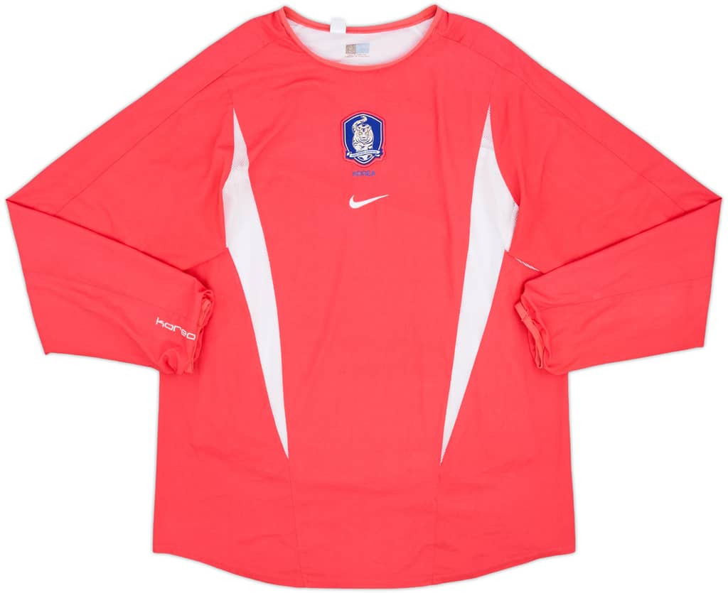 2002-03 South Korea Nike Player Issue Training L/S Shirt - 8/10 - (L)