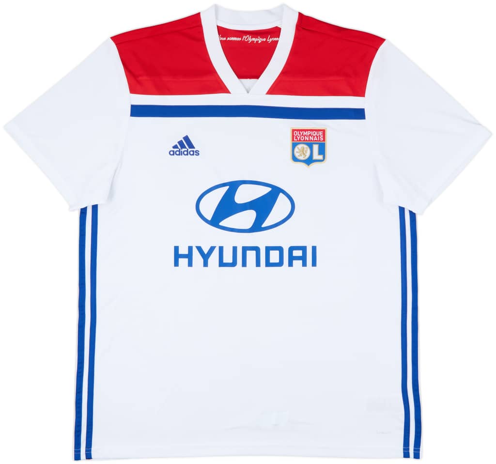 2018-19 Lyon Home Shirt - 10/10 - (XL)