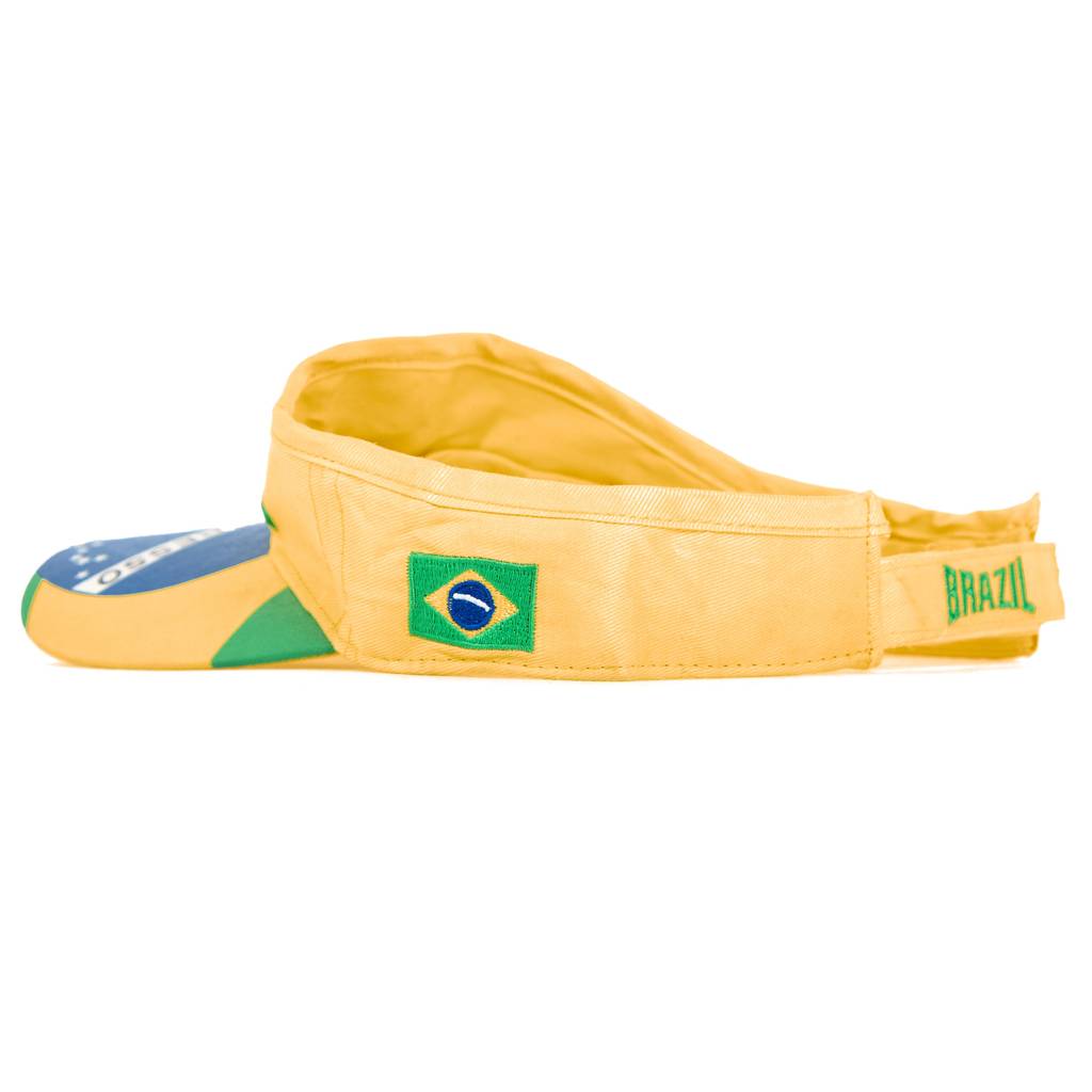 1990s Brazil Visor Cap - 8/10 - (Adults)