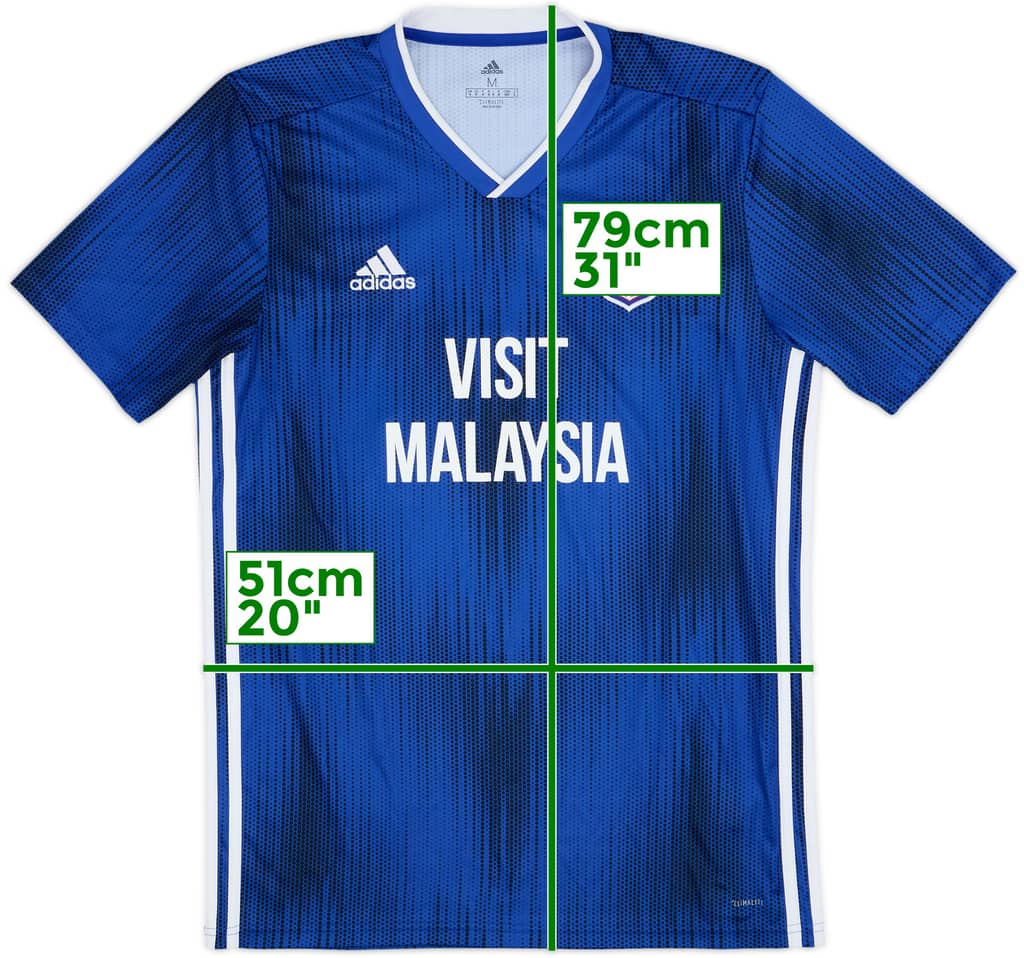 2019-20 Cardiff City Home Shirt - 10/10 - (M)