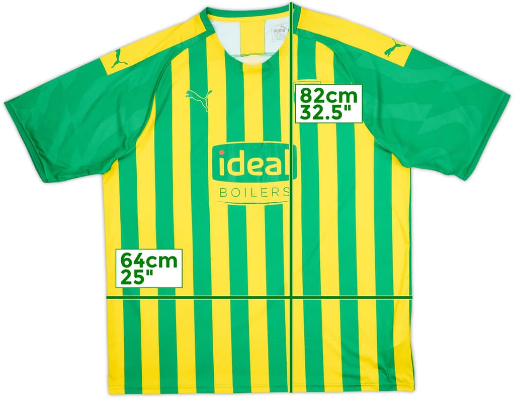 2019-20 West Brom Away Shirt - 9/10 - (3XL)