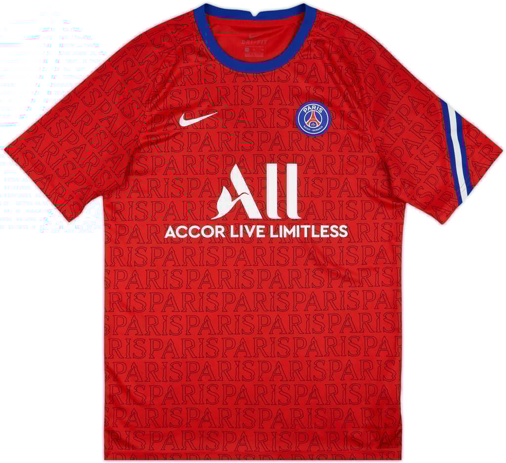 2020-21 Paris Saint-Germain Nike Training Shirt - 8/10 - (M)