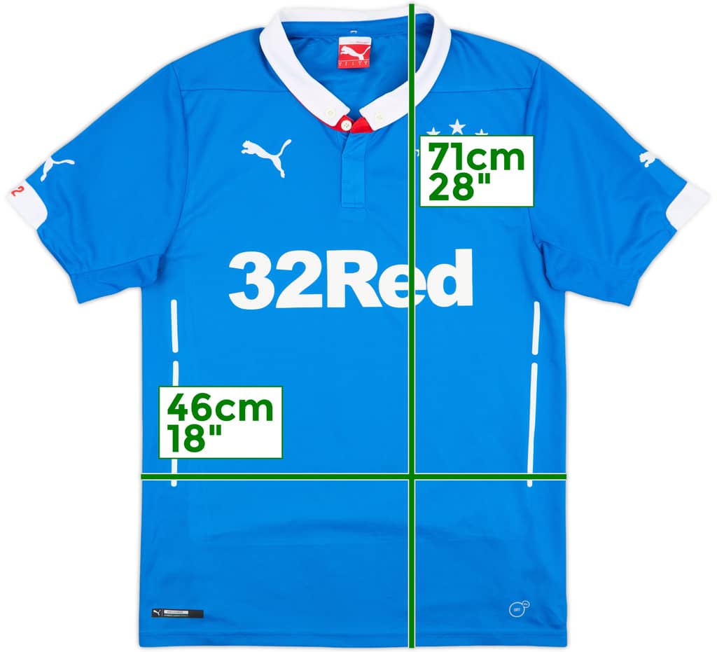 2014-15 Rangers Home Shirt - 10/10 - (S)