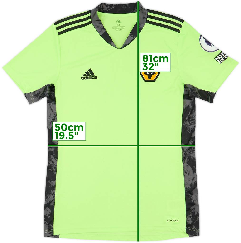 2020-21 Wolves GK S/S Shirt - 8/10 - (M)