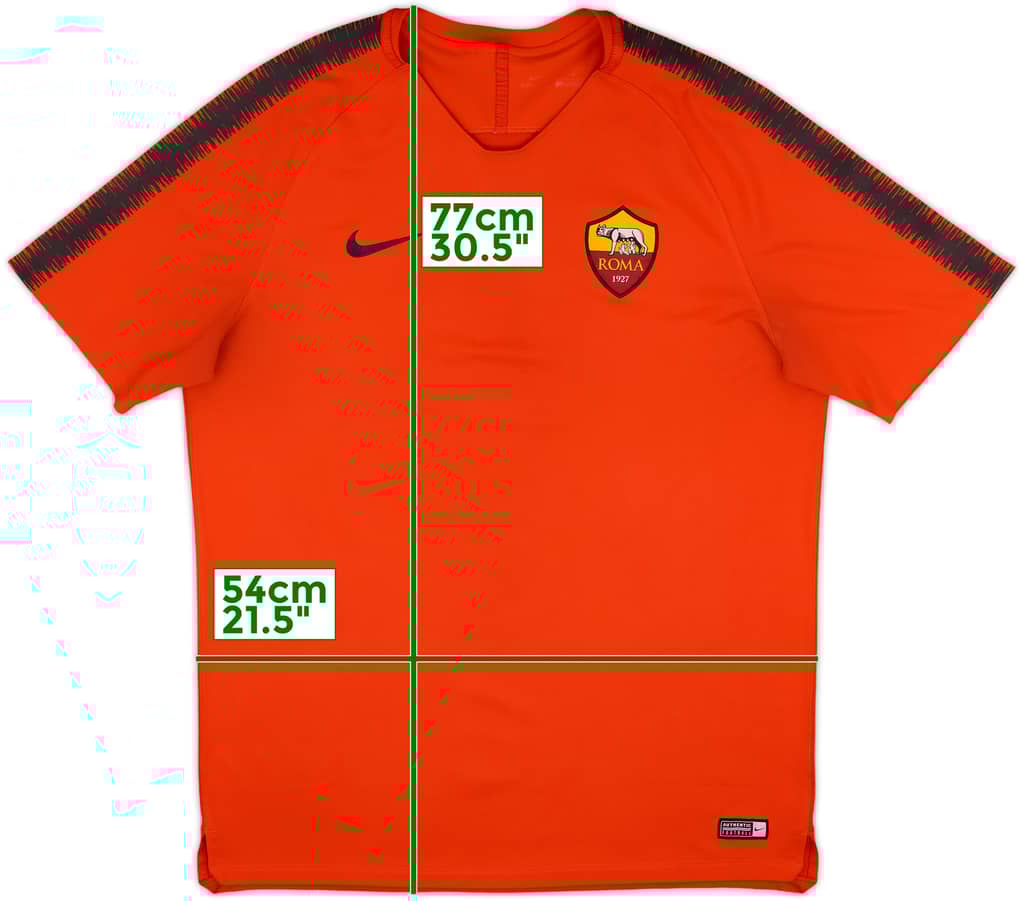 2019-20 Roma Nike Training Shirt - 8/10 - (XL)