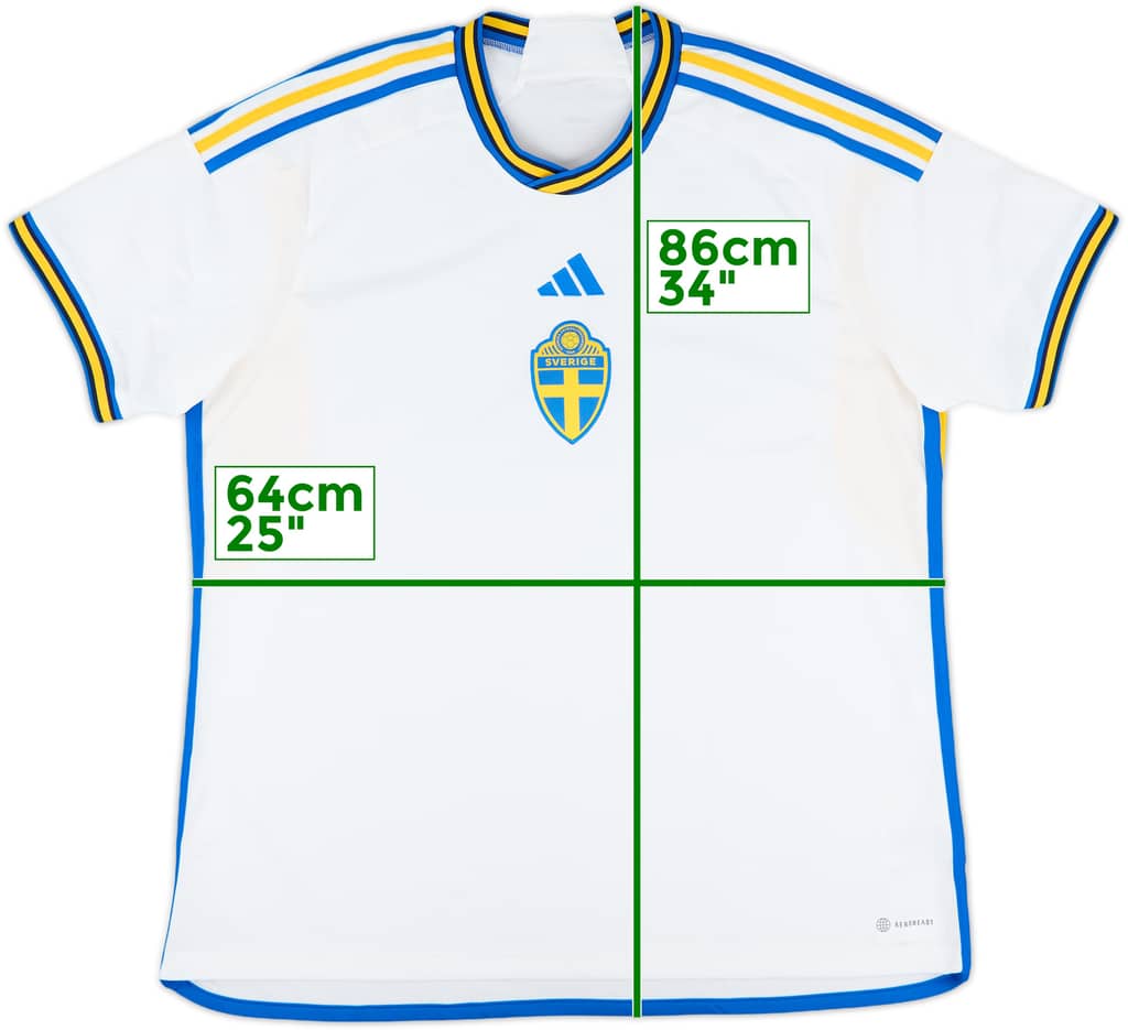 2022 Sweden Away Shirt - 10/10 - (XXL)