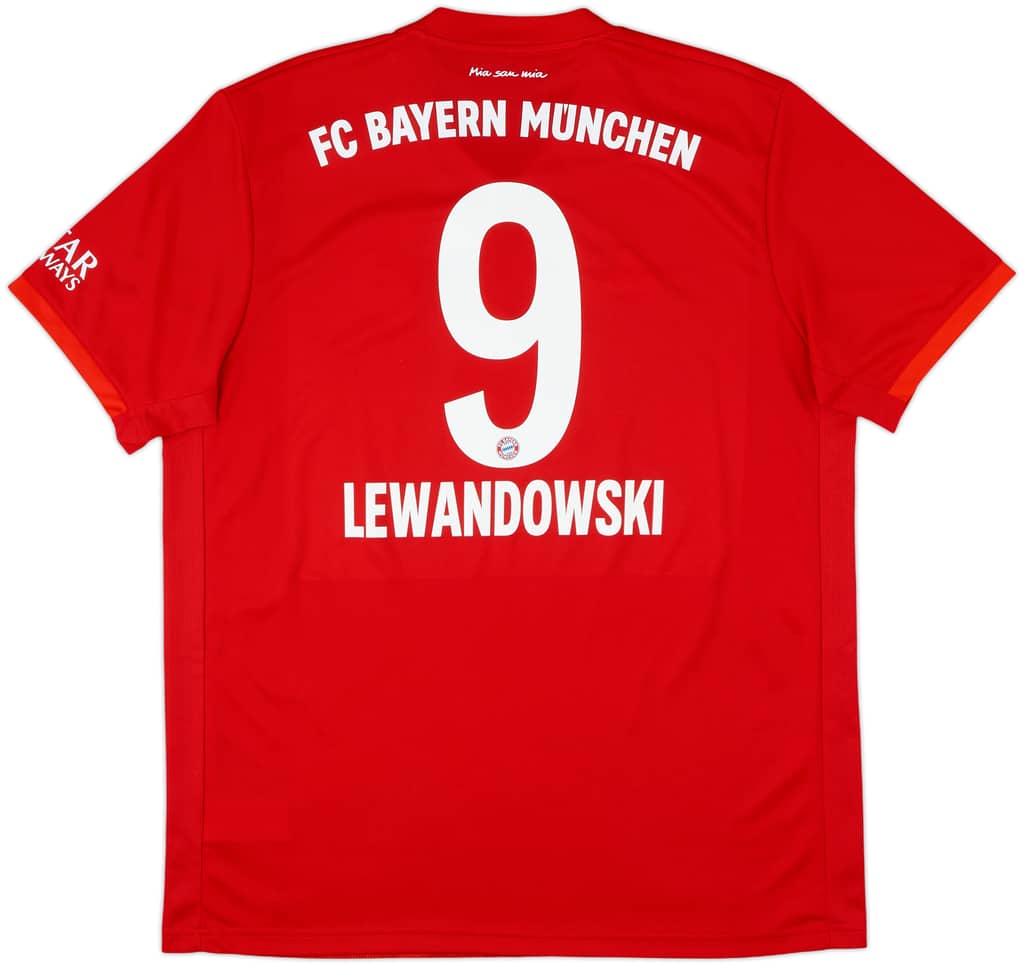 2019-20 Bayern Munich Home Shirt Lewandowski #9 - 10/10 - (XL)