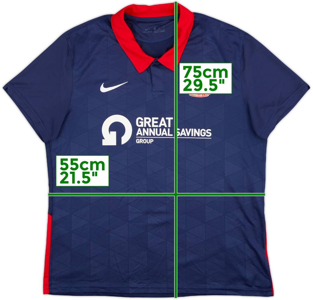 2020-21 Sunderland Away Shirt - 8/10 - (XL)