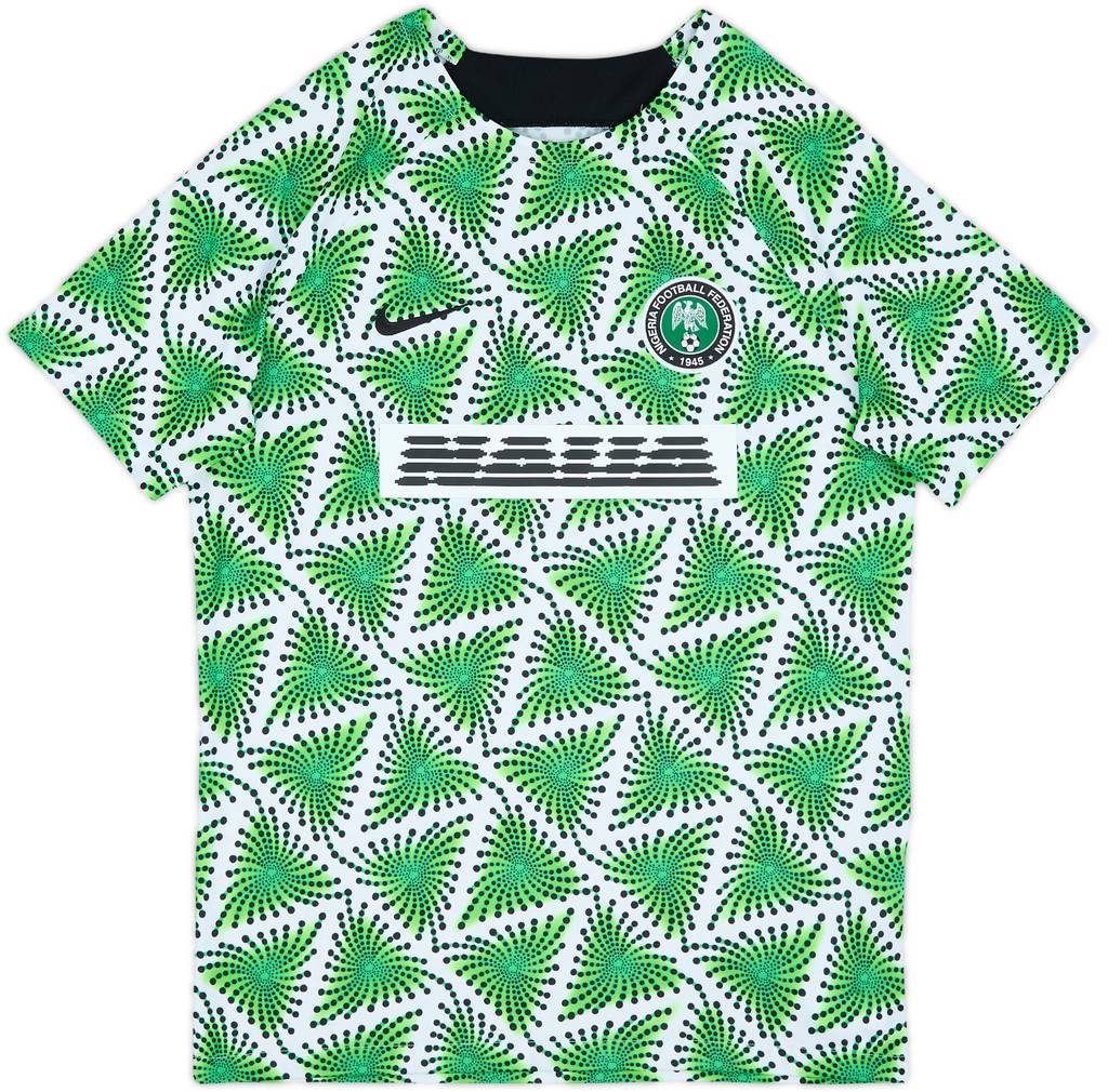 2022-23 Nigeria Nike Pre-Match Training Shirt - 8/10 - (M)