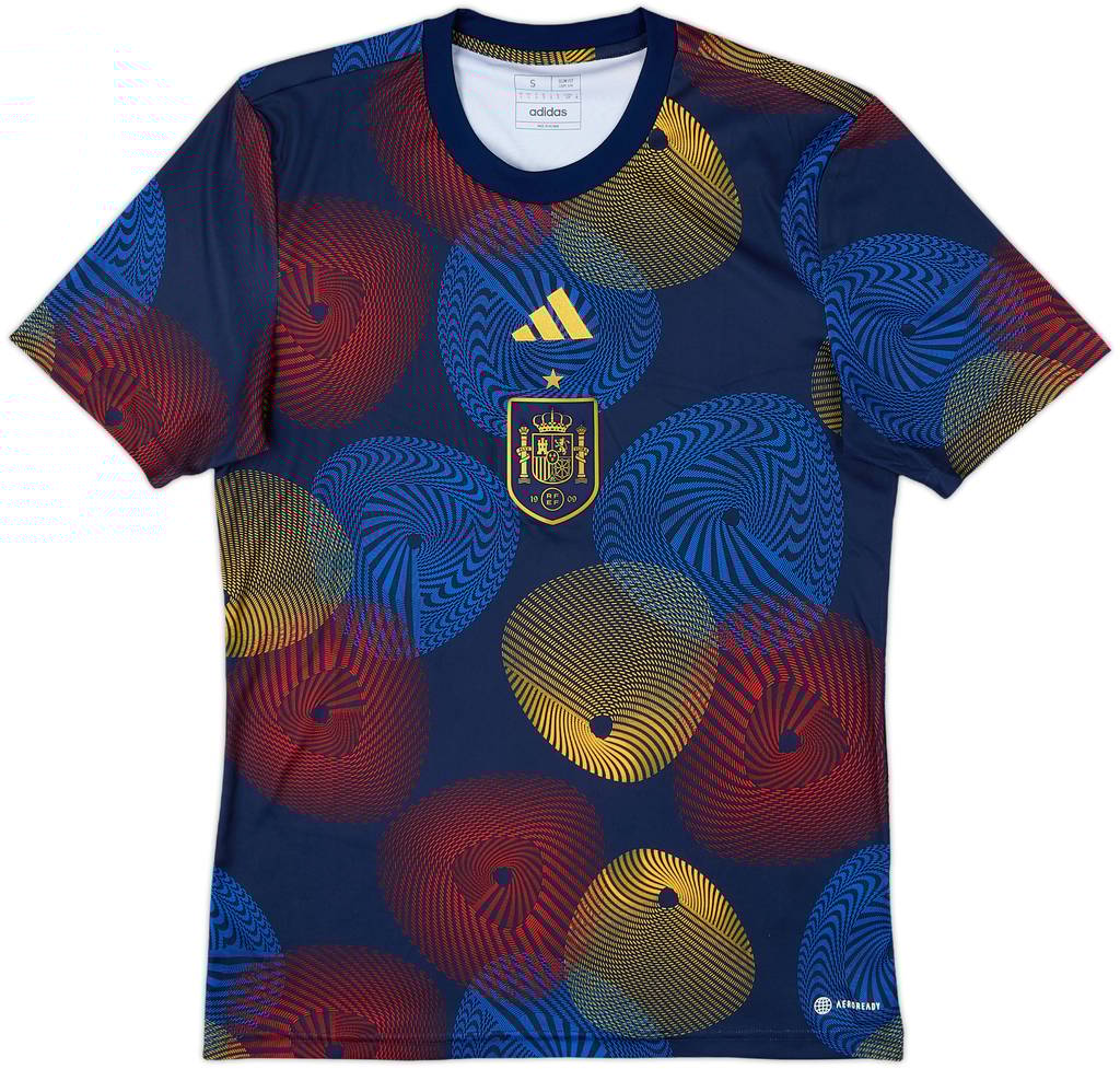 2022-23 Spain adidas Training Shirt - 10/10 - (S)