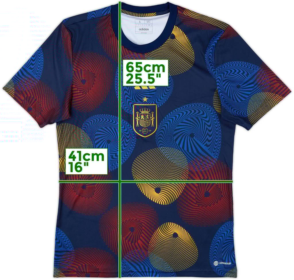2022-23 Spain adidas Training Shirt - 10/10 - (S)