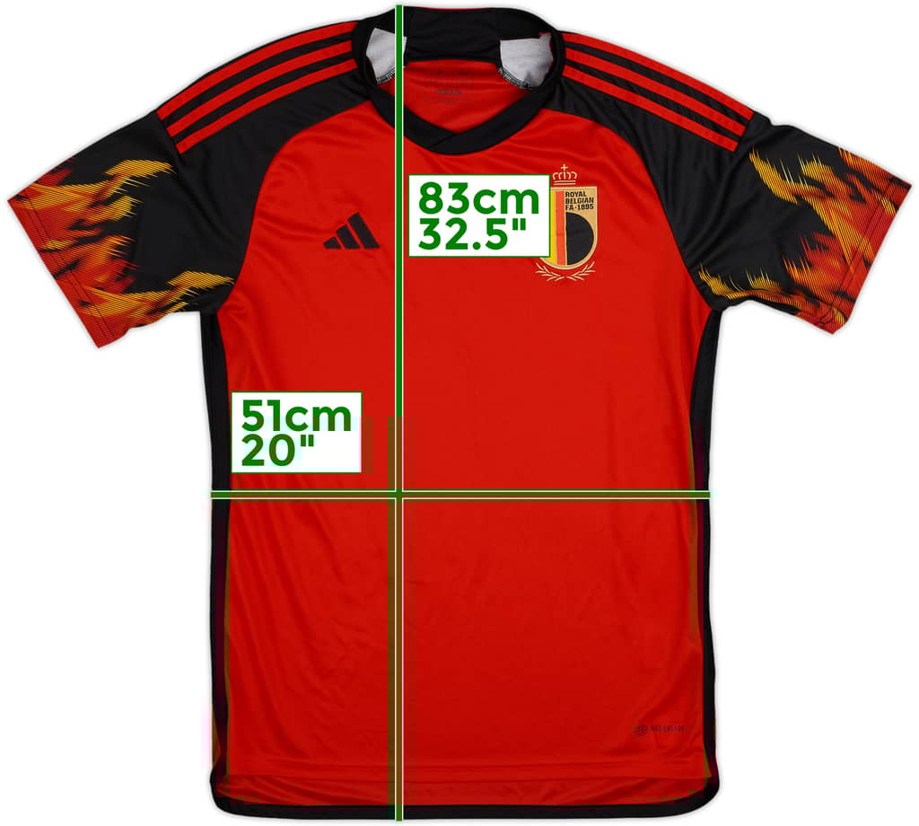 2022-23 Belgium Home Shirt - 9/10 - (M)