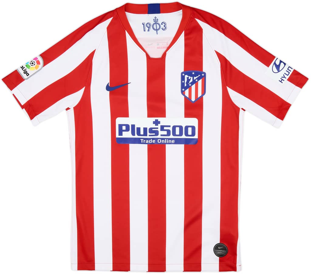 2019-20 Atletico Madrid Home Shirt - 9/10 - (S)