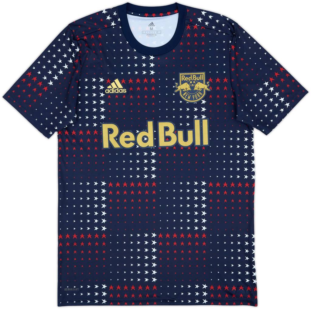 2022-23 New York Red Bulls adidas Pre-Match Training Shirt - 8/10 - (M)