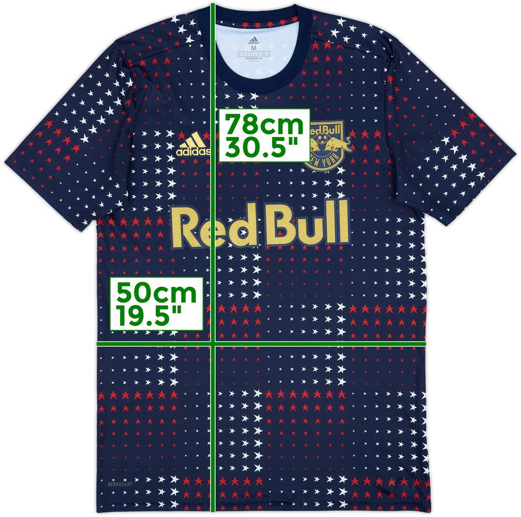2022-23 New York Red Bulls adidas Pre-Match Training Shirt - 8/10 - (M)