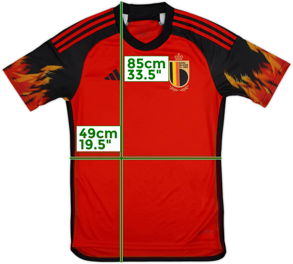2022-23 Belgium Home Shirt - 9/10 - (S)