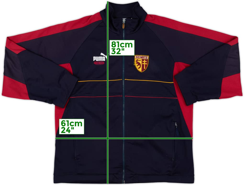 1999-00 FC Metz Puma Track Jacket - 5/10 - (L)