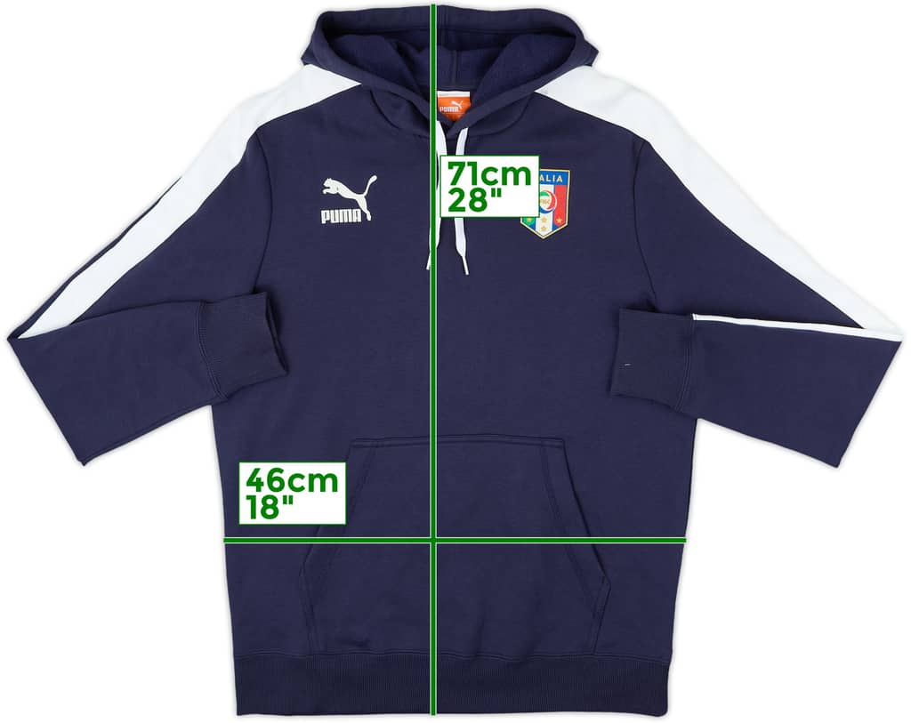 2012-13 Italy Puma Hooded Top - 8/10 - (L)