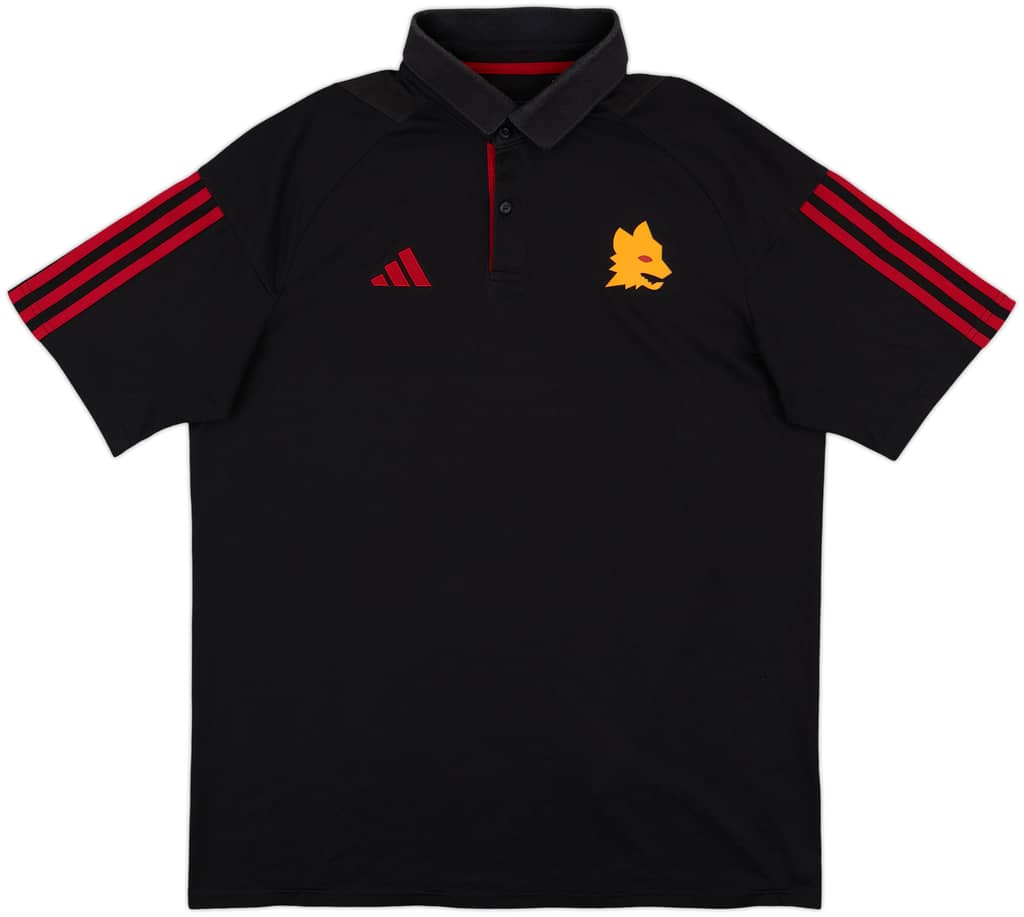 2023-24 Roma adidas Polo Shirt - 9/10 - (L)
