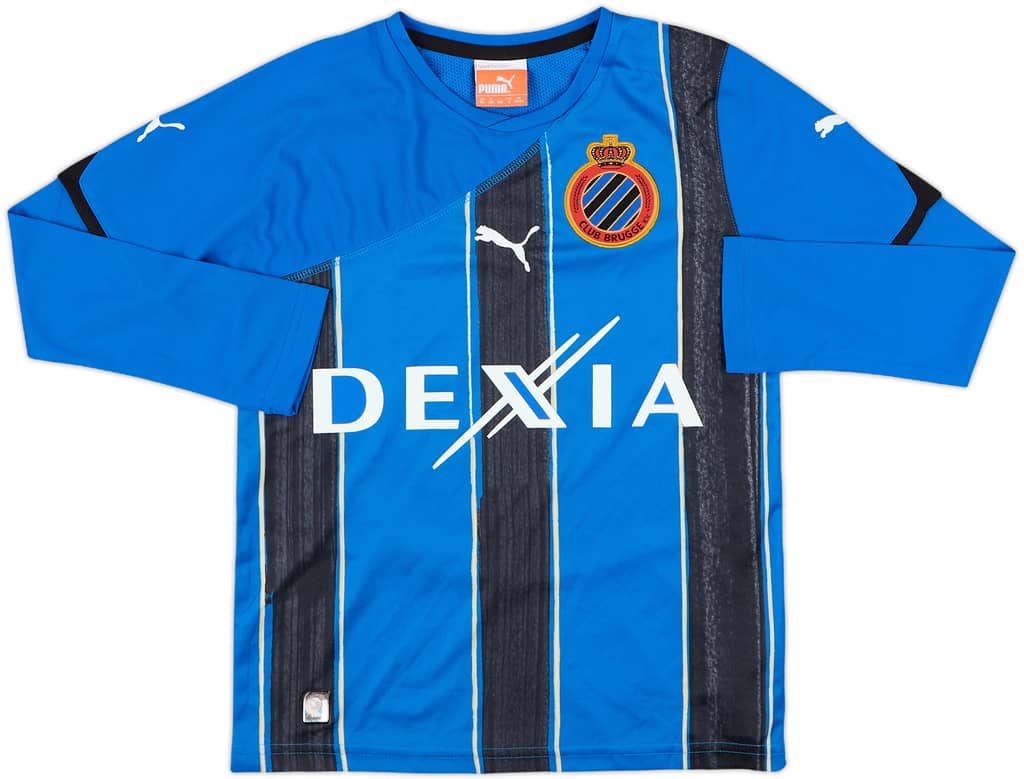 2010-11 Club Brugge Home L/S Shirt - 10/10 - (S.Boys)