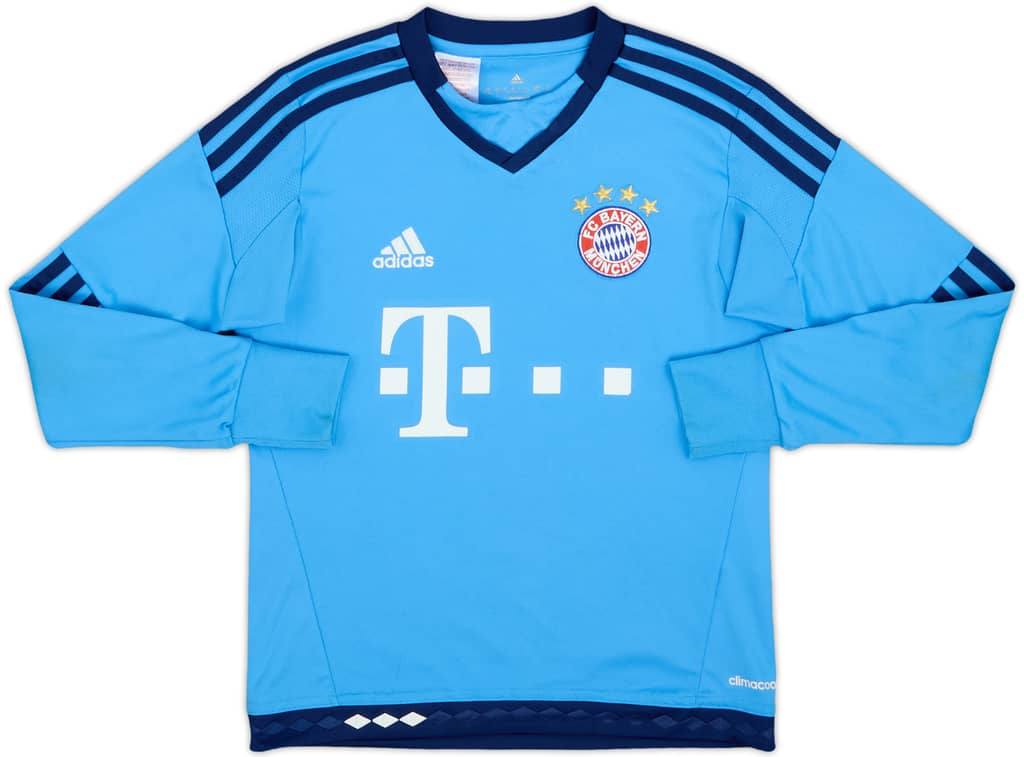 2015-16 Bayern Munich GK Shirt - 8/10 - (S.Boys)