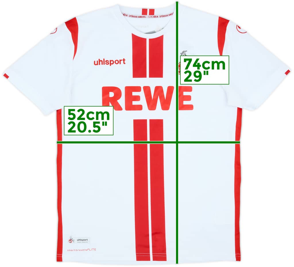 2020-21 FC Koln Home Shirt - 8/10 - (L)