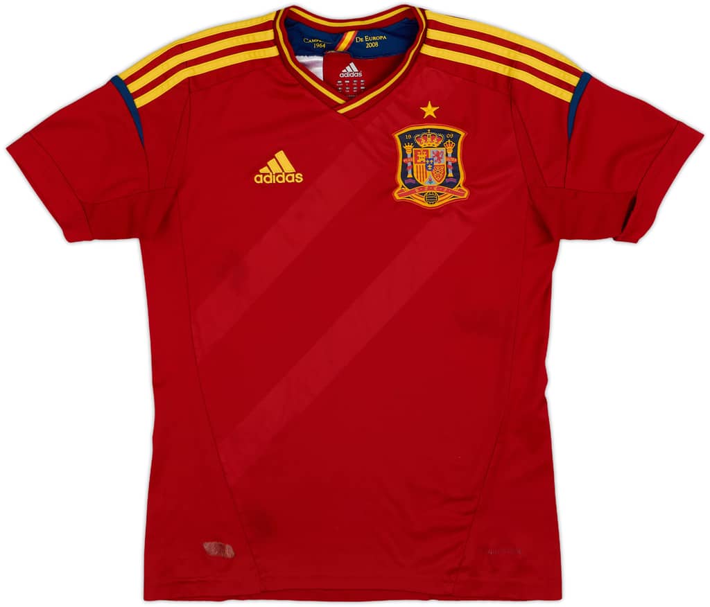 2011-12 Spain Home Shirt - 8/10 - (L.Boys)