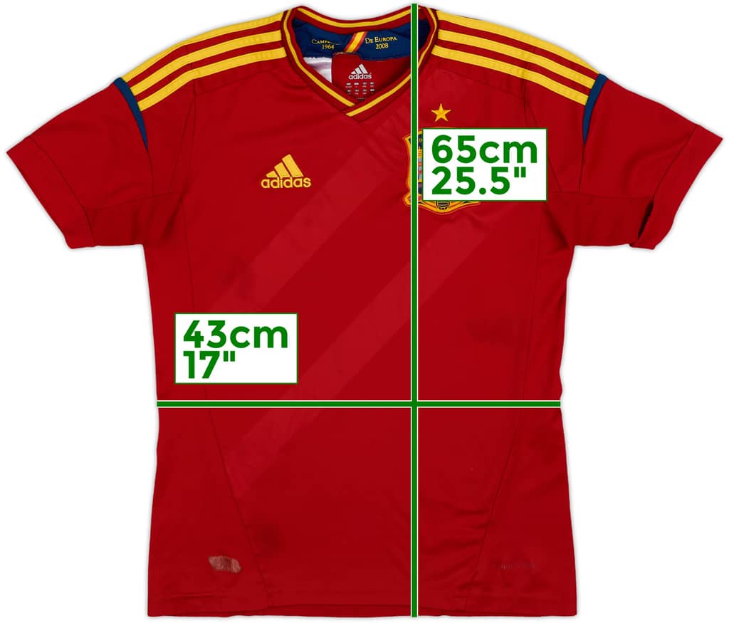 2011-12 Spain Home Shirt - 8/10 - (L.Boys)