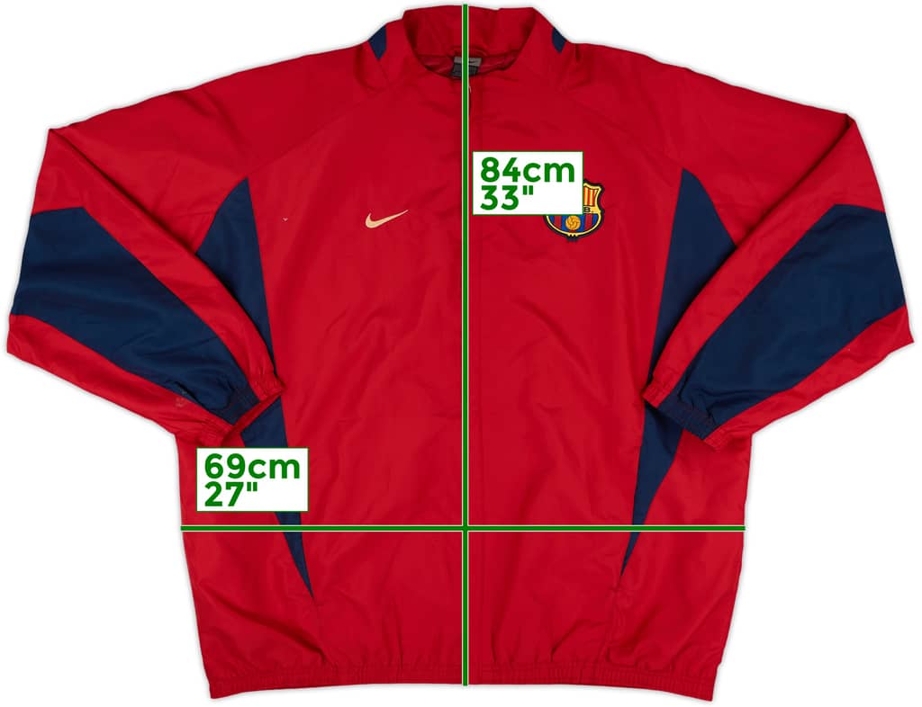 2002-03 Barcelona Nike Track Jacket - 9/10 - (XXL)