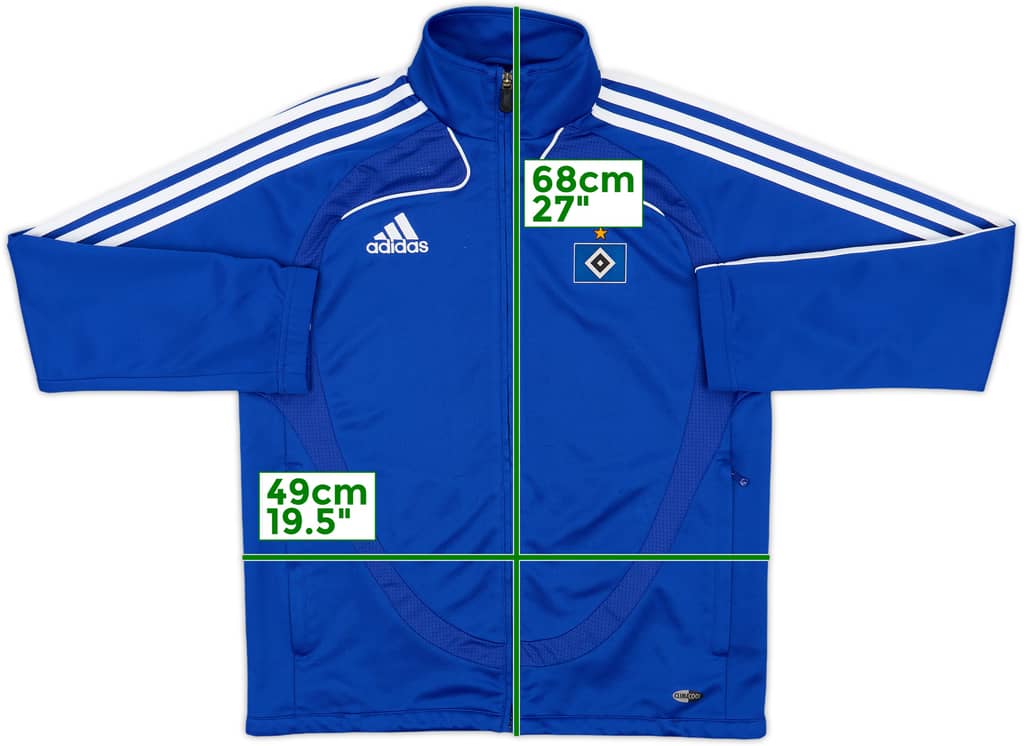 2007-08 Hamburg adidas Track Jacket - 6/10 - (S)