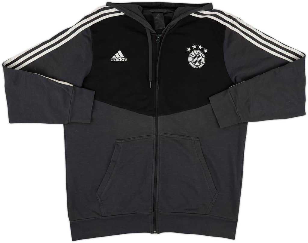 2018-19 Bayern Munich adidas Hooded Track Jacket - 8/10 - (XL)