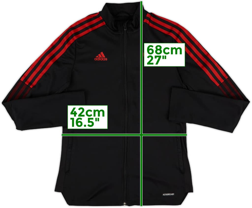 2021-22 Bayern Munich adidas Track Jacket - 8/10 - (S.Boys)
