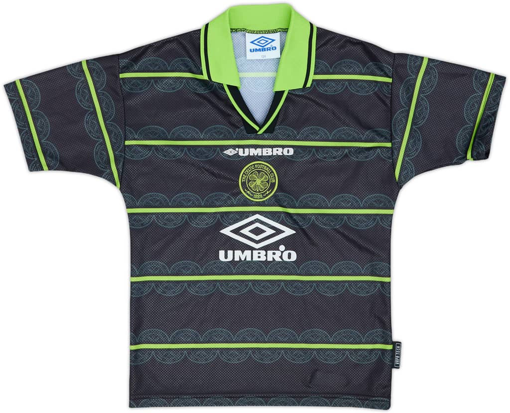 1998-99 Celtic Away Shirt - 8/10 - (8-9 Years)
