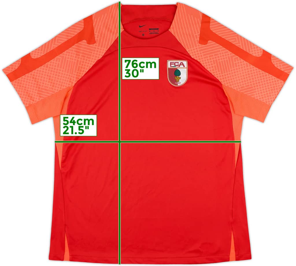 2022-23 FC Augsburg Nike Training Shirt - 7/10 - (XL)