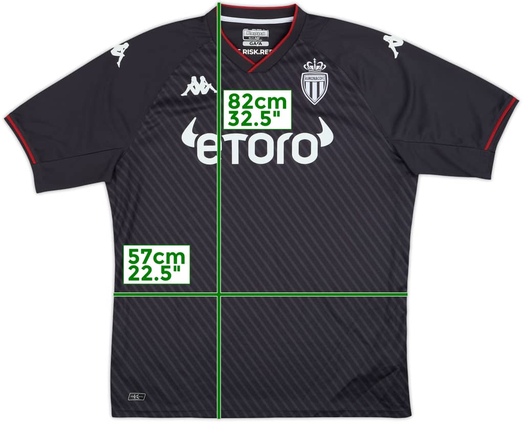 2021-22 Monaco Away Shirt - 9/10 - (XXL)