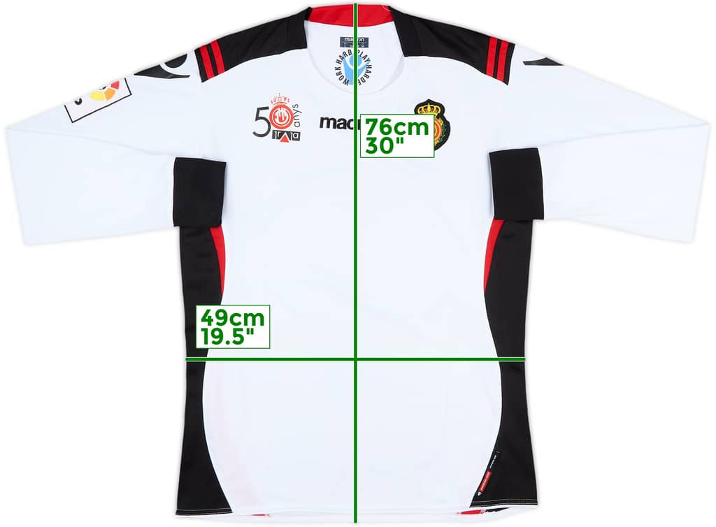 2010-11 Mallorca '50 anys' Away L/S Shirt - 10/10 - (L)